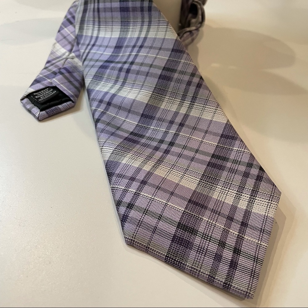 Plaid tie - Silk Perry Ellis Portfolio Easter NWT‎